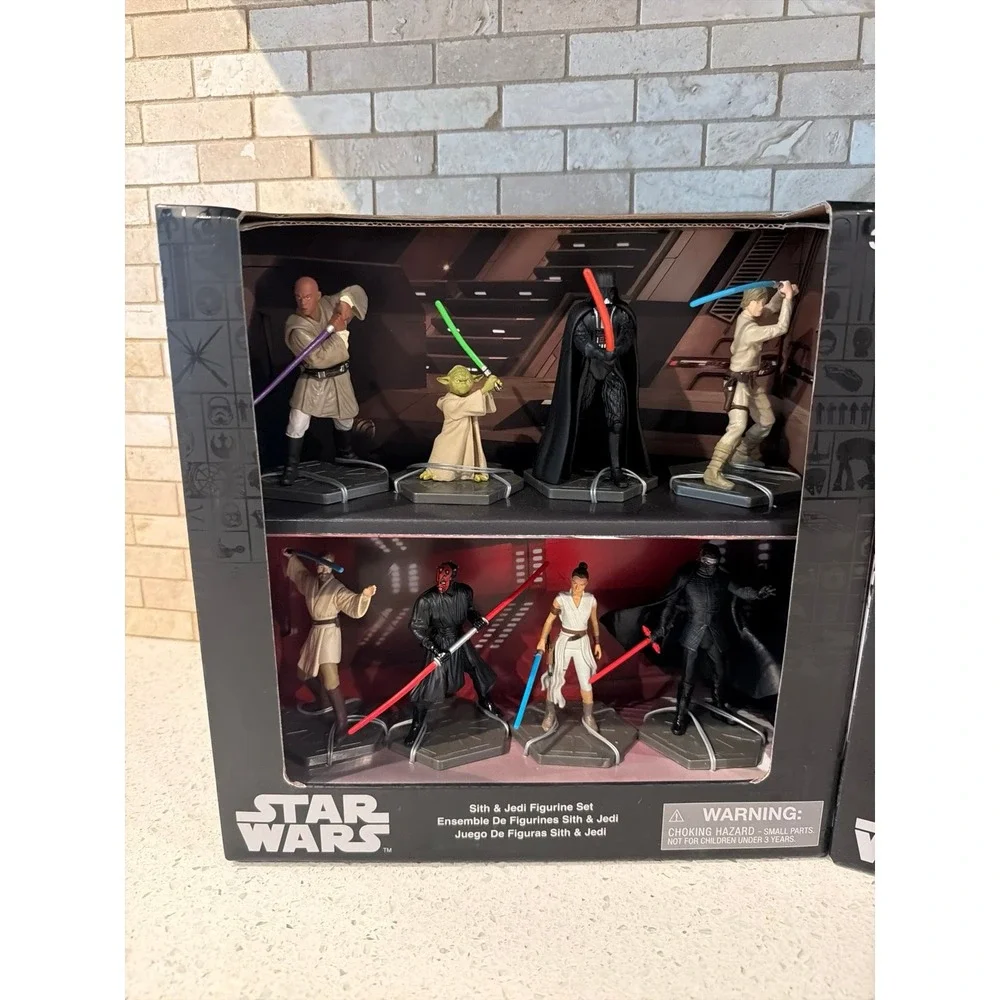 Disney Star Wars Sith & Jedi Figure Set Darth Vader Yoda Kylo Ren Rey New
